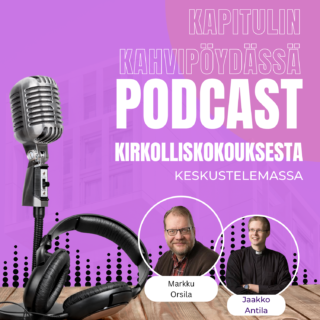 Kuvassa podcast-jakson keskustelijat Markku Orsila ja Jaakko Antila.